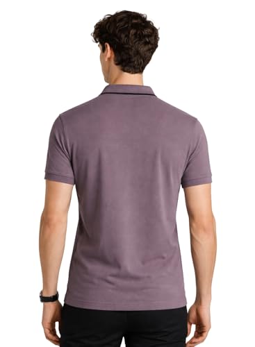 Image of ADRO Mens Polo Tshirt | Airtex Cotton Matty Fabric | Regular Fit | Breathable, Durable & Premium Casual Solid Black Polo T-Shirt for Men