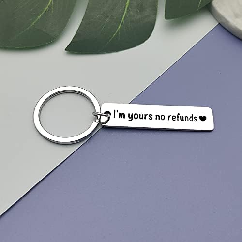 Valentine's Day Jewelry Keyring Funny Couple Keychain for Boyfriend Girlfriend Couple Keyring for Him Her Boyfriend Husband Gift from Girlfriend Wife Anniversary Birthday Gifts His and Hers Gift