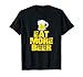 Eat More Beer TShirt |Funny Drinking Alcoholic Humor Pun Tee T-Shirt