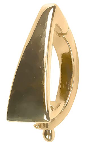 Openable Bail Enhancer Sterling Silver Gold Finish 15mm X 9mm Large (Qty=1)