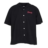 エンブロイデリードショートスリーブレースシャツ EMBROIDERED S/S LACE SHIRT 101252014005 BLACK S