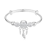 [Fácil de usar y cómodo]: fácil de usar, ligero y fácil de poner y quitar, lo que reduce la incomodidad al usarlo, la exquisita pulsera también es un hermoso escenario para ir a la fiesta.