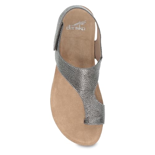 Image of Dansko Reece Sandal for Women - Memory Foam and Cork Footbed for Comfort and Arch Support - Lightweight Rubber Outsole for Long-Lasting Wear with Hook & Loop Strap