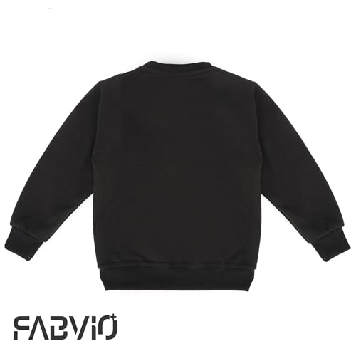 Image of Kids Graphic Print Woolen Sweatshirts with Round Neck and Full Sleeves (SWT-25)