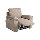 Prise UBS Fauteuil de Relaxation électrique Ross en Velours côtelé