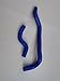 Silicone Radiator Coolant Hose For Nissan Navara D40 YD25 2.5L YD25DDTi Diesel 2005-2013 Blue