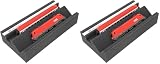 Feldherr Premium Lokliege für Modellbahnen - Magnetstreifen, Wartungsschacht, PU-Schaum, 360x175x70 mm - Ideal für Spur H0 (Packung mit 2)