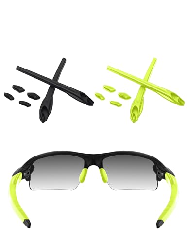 Image of ToughAsNails Replacement Rubber Kits Ear Socks and Nose Pads for Oakley Flak 2.0 XL OO9188 /Flak 2.0 OO9295 Sunglasses