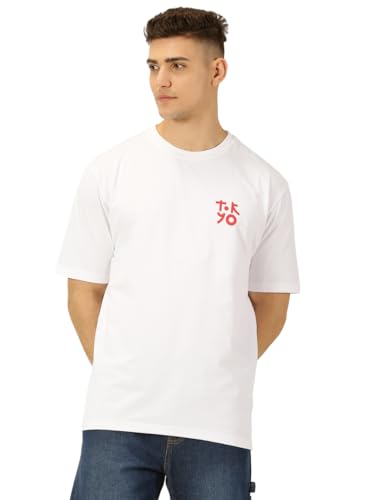Image of Thomas Scott Men's | Graphic | Half Sleeve | Oversized Fit | 100% Cotton | Crew Collar | Casual Tshirt