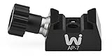 WIMBERLEY AP-7 Universal Cold Shoe Mount Adapter with Anti-Rotation for Flashes, LED Lights, Monitors and Other Accessories - 1/4-20 - Made in USA Black