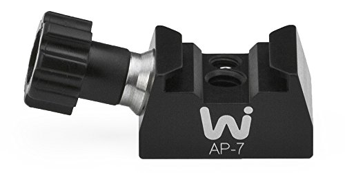 WIMBERLEY AP-7 Universal Cold Shoe Mount Adapter with Anti-Rotation for Flashes, LED Lights, Monitors and Other Accessories - 1/4-20 - Made in USA Black