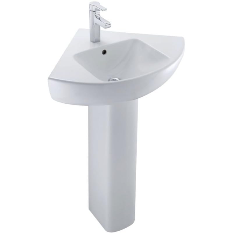 Jacob Delafon - Colonne en céramique, compatible avec lavabo Struktura non meulé - Blanc - 18565W-00