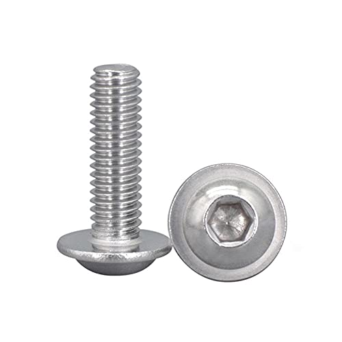 Bridas de acero inoxidable 304 premium con tornillos de cabeza redonda hexagonal M8 4