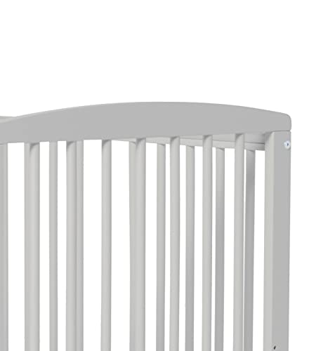 Baby Elegance Starlight Baby Cot Bed | Wooden Finish with Adjustable Heights & Durable Teething Rails | For Cot Bed Sheets 120x60 Fitted | Convertible Space Saver Cot | Mattress Not Included (Gray) - Image 3