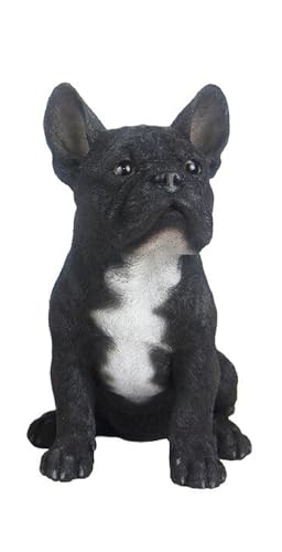 Esschert Design Hundefigur Französische Bulldogge Beige sitzend