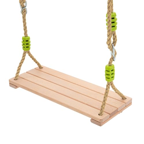 TP Toys   Columpio de Madera FSC   Ecológico Responsable, sólido, Altura Ajustable, 190 250 cm, para jardín