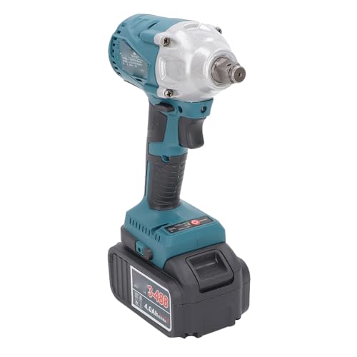 Plyisty Pistola a Impatto, Adattamento Elettronico Multifunzionale Cover Efficiente ABS Cover 1/2 Pollici-Bistoless AC100-240 V Driver di Impatto Elettrico per Negozi di Riparazione (Spina europea)