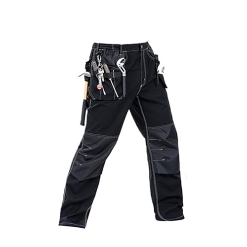 Pantalon de travail homme noir vêtement cargo pantalon à outils robuste