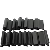 Vibsky Für schwarzes Schleifhalter-Set, 14 Stück, individuelles Schleifpapier, Polieren von Holzkonturen und Rost