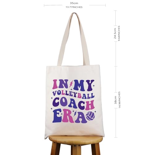 Bolso tote de agradecimiento para entrenador de voleibol 'My Volleyball Coach Era' miniatura 3