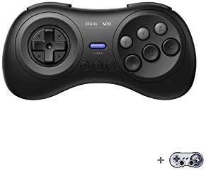 8Bitdo M30 Bluetoothゲーミングコントローラー6ボタンゲームパッド NS Switch Windows Android macOS Steam Respberry Pi用ブローチ付き