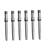 Seapple 6pcs Injector Connector Tubes 4929864 F00RJ01831 5086874AB 5175565AA 1-4903290 68005335AA F00RJ01572 35-812146D Compatible with Cummins Engine 5.9L 6.7L