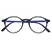 Produktbild DIDINSKY Blaulichtfilter Brille für Damen und Herren. Blaufilter Brille mit stärke oder ohne sehstärke für Gaming oder Pc. Gummi-Touch-Tempel und Blendschutzgläser. Indigo +1.5  UFFIZI