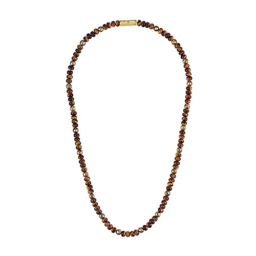 Bulova Men's Jewelry Classic Semi-Precious Beaded Necklace