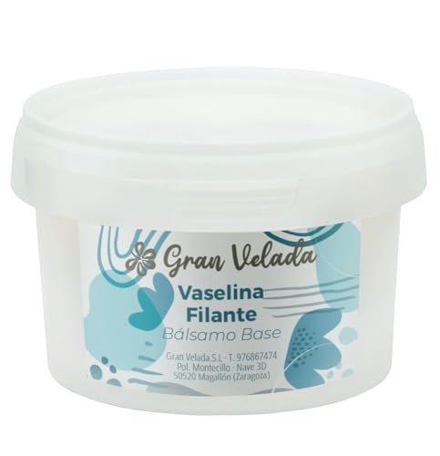 Vaselina Filante Blanca para Bálsamos y Pomadas | 250ml | Base Mineral Neutra, Sin Olor | Suaviza, Protege y Personaliza con Aroma y Color