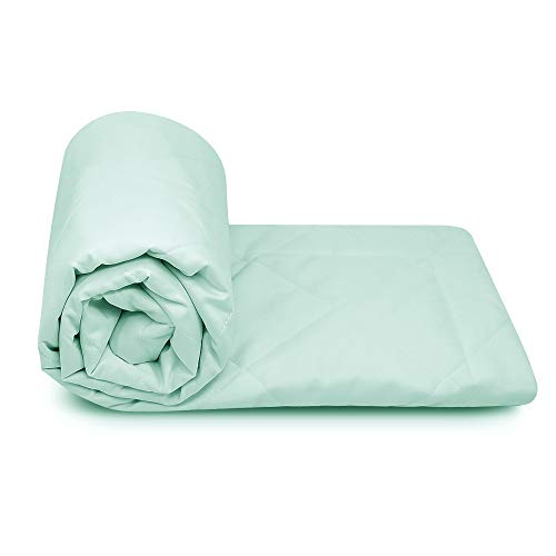 Zenssia Ultra Soft Cotton Toddler Quilt - Breathable Light Weight and Warm Ba