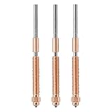 Picture of K2 Plus Nozzles 0.2mm* 0.4mm*0.6mm 3PCS, Unicorn K2 Quick-Swap Nozzles with Titanium Alloy Heat Break, Copper Alloy and Hardened Steel Nozzle, High Flow Nozzles Kit for K2 Plus 3D Printer