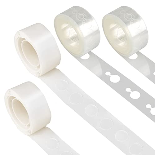 Ballon Bogen Girlande Dekorstreifen Kit, 2 Rollen 5 m Doppelloch Luftballon Girlande Streifen Band & 200 Ballons Klebe, für eihnachten Party Geburtstag Hochzeit Deko Cover