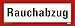 Aufkleber Text"Rauchabzug" Schild Folie Brandschutzzeichen nach DIN 14406 | 210x74mm made by MBS-SIGNS in Germany