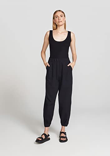 Calças Hering Jogger Básica Cintura Alta feminino, Preto 48