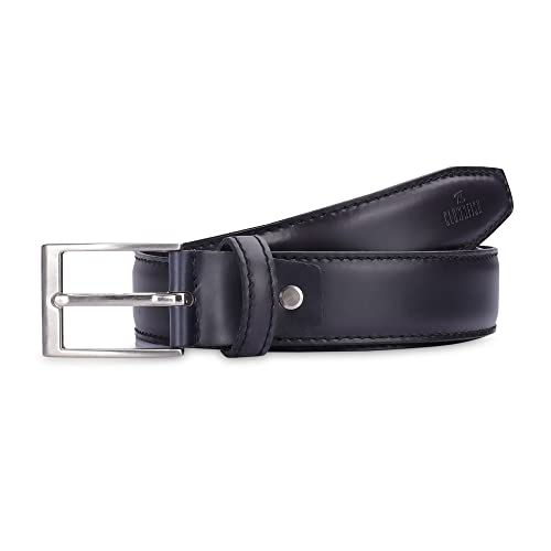 Image of THE CLOWNFISH Men's Genuine Leather Belt with Textured /Embossed Design