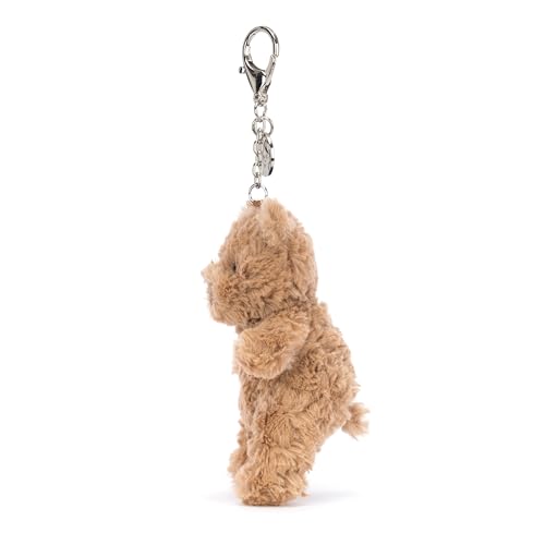 Jellycat Bartholomew Bear Bag Charm, 4.5 inches - Teddy Bear Plush Keychain - Great Gift Idea2