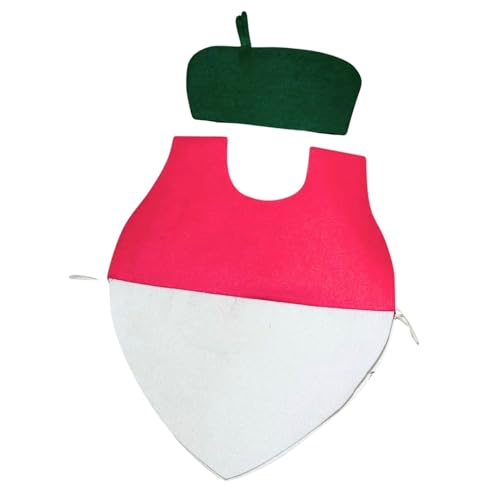 Image of Kaku Fancy Dresses Fruit and Vegetable Costume Paper Cutout with Cap For Kids | Healthy Food Costume For Boys & Girls (Tracksuit Not Included)