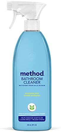 Method Bathroom Cleaner, Removes Mold + Mildew Stains, Eucalyptus Mint, 28 Fl Oz