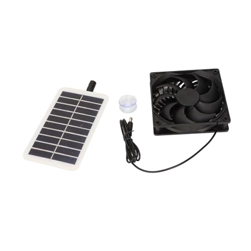 Fenteer Kit de Ventilador Solar para gallinero, Ligero y Multifuncional, para circulación del en alojamientos de Animales.