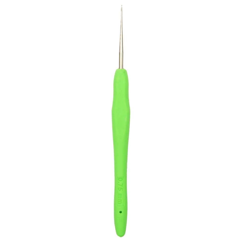 Enakshi® Soft Poly Grip Handle Metal Crochet Hook for Hand Sewing Arts Tool 0.75mm|Crafts | Needlecrafts & Yarn | Crocheting & Knitting | Crochet Hooks-picture-24