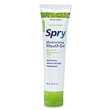 Spry Natürliches Xylitol-Gel gegen Mundtrockenheit – Lang anhaltende, zuckerfreie Feuchtigkeitspflege ohne Minze, regt Speichelfluss an & bekämpft Mundgeruch, Spearmint Flavor, 2 oz