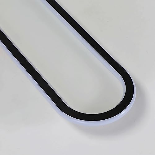 Plafonnier linéaire LED dimmable avec télécommande en acrylique moderne