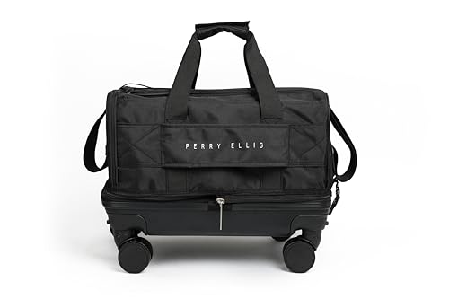 Opiniones y reviews de Maletas de transporte los más solicitados. 47 PERRY ELLIS - Maleta transportadora para mascotas color negro, expandible, 4 ruedas giro 360°, correa ajustable.