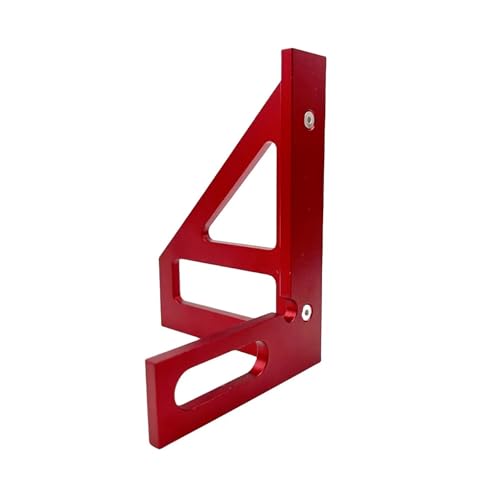 CCKUYT Aluminum Alloy Triangle Ruler 45°/90° Protractor Multi Angle Layout Measuring Tools - Image 3