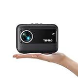 [Electric-Focus] Mini Projector, TOPTRO TR25 Outdoor Projector with WiFi and Bluetooth 5.2, 15000 Lumens 1080P Full HD, ±40° Electric Keystone Correction, Portable Projector for iOS/Android/PS5