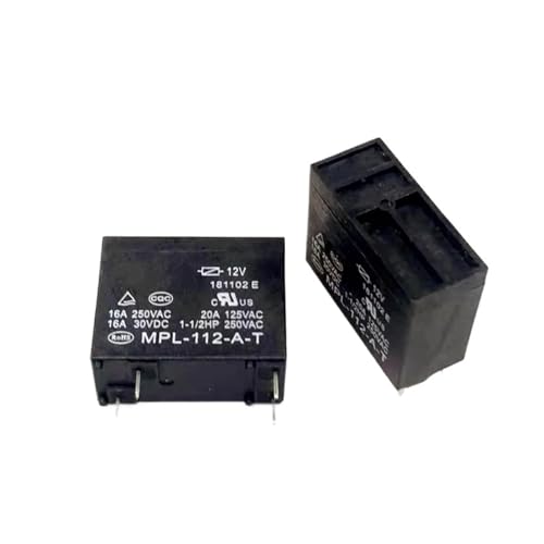 Relais MPL-112-AT 12V 16A 4 pieds pour réparer une carte électronique