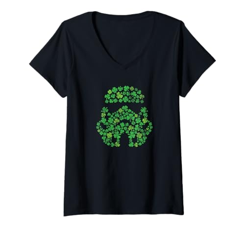 T-shirt Star Wars Stormtrooper Saint-Patrick col V vert pour femme