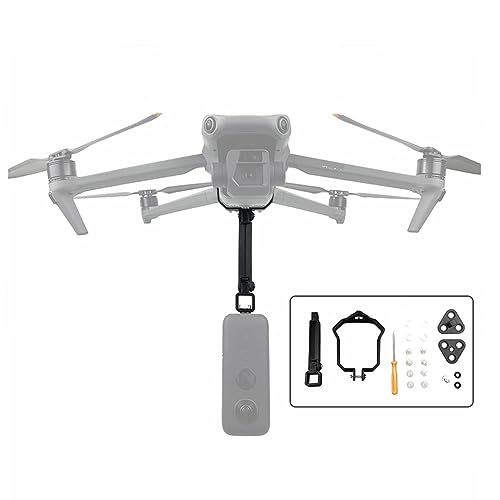 Support adaptateur drone 360 avec 3 extensions supérieures de fixation caméra