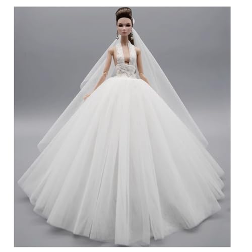 Codulu Vestido de muñeca para muñeca Americana de 11.5 Pulgadas Vestido de Novia de 30 cm con Velo Falda de Princesa Vestido de Noche Trajes para muñecas BJD de 1/6 Juguetes para niños 1 Pieza #I Codulu Vestido de muñeca para muñeca Americana de 11.5 Pulgadas Vestido de Novia de 30 cm con Velo Falda de Princesa Vestido de Noche Trajes para muñecas BJD de 1/6 Juguetes para niños 1 Pieza #I