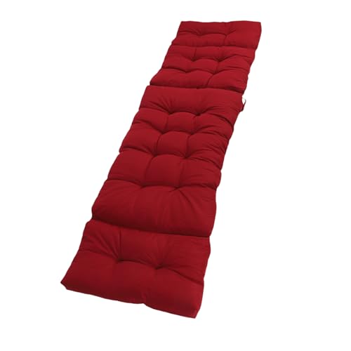 Coussin de chaise longue extérieur résistant eau grand matelas transat - 8